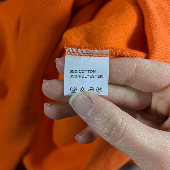 Spadehill Orange Jack-O-Lantern Hoodie Size 2XL - Picture 3 of 4